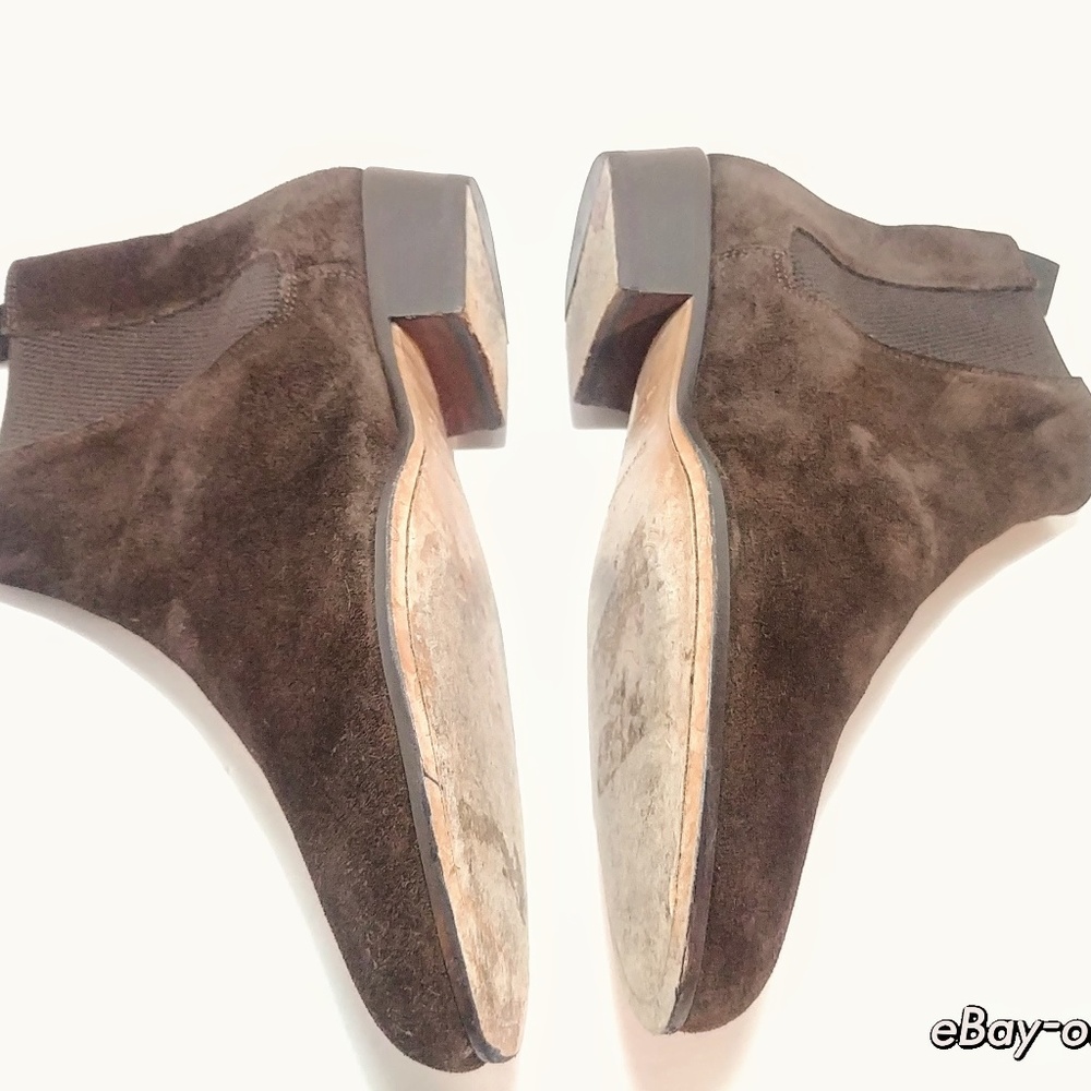 The Kooples - Men Brown Suede Chelsea Boots - SOLD - Picture 7 of 8
